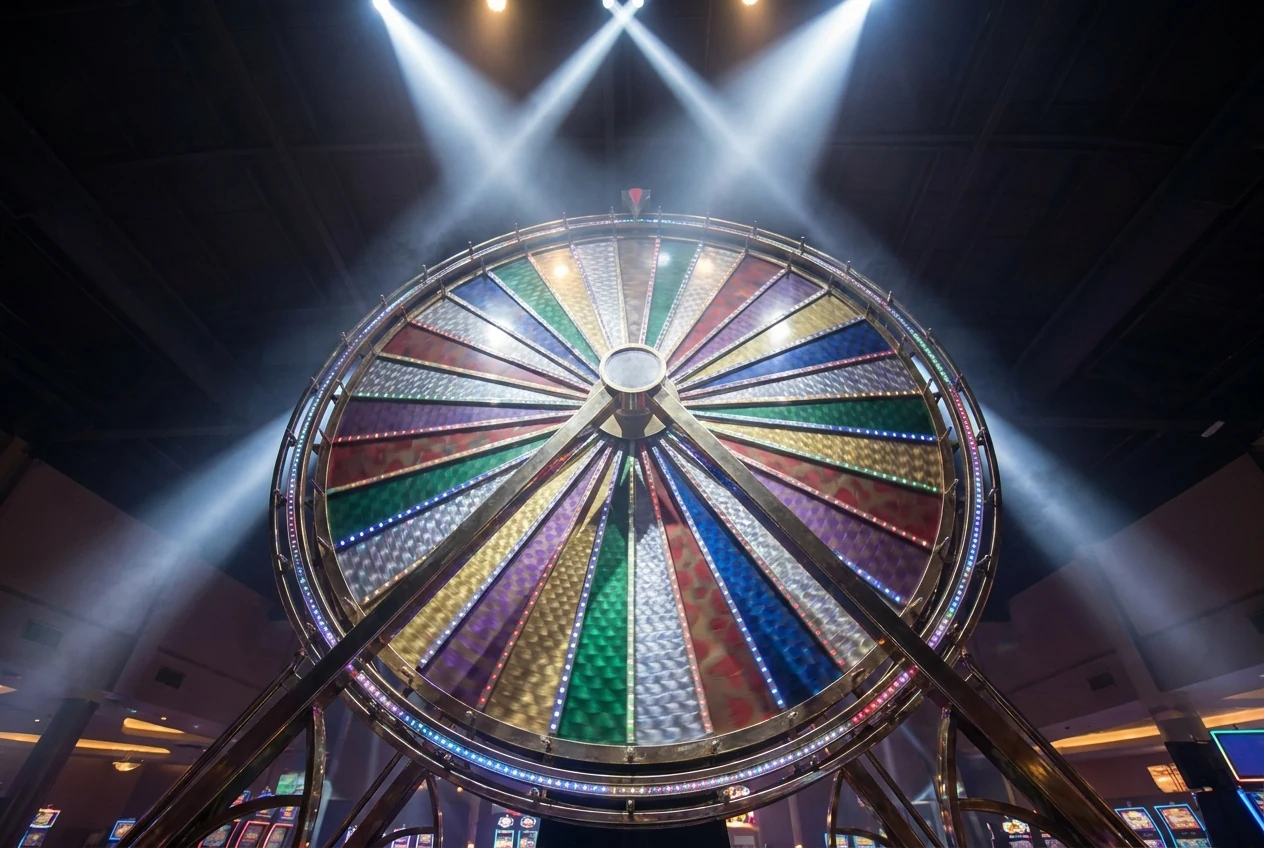 Mega Wheel la LadySlot Casino